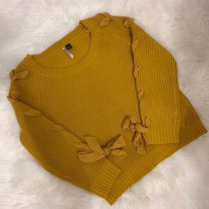 Mustard Knitted Sweater